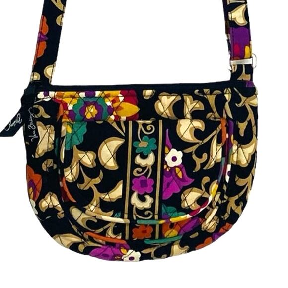 Vera Bradley Suzani Floral Pattern Cross-Body Adjustable Strap Bag NEW - Picture 1 of 10